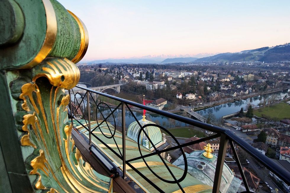 Blick von der Kuppel des Bundeshauses