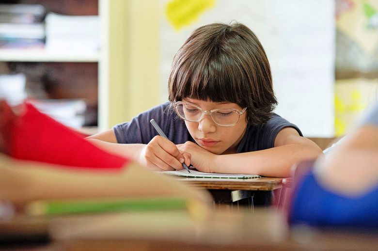 Concentrated and fun on your first day of school