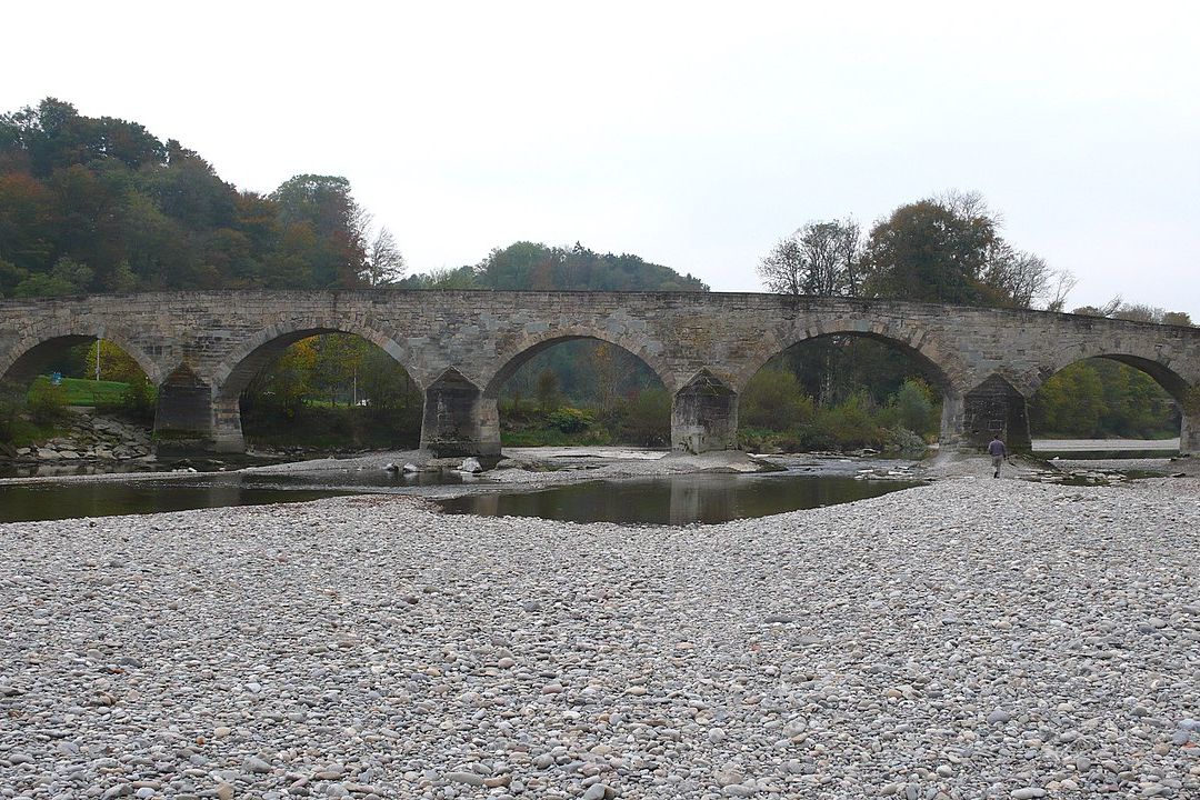 Die Thurbrücke bei Bischofszell.