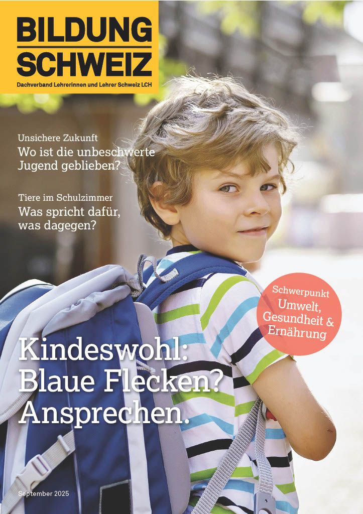 Cover des Fachmagazins zu Schule und Bildung: BILDUNG SCHWEIZ.