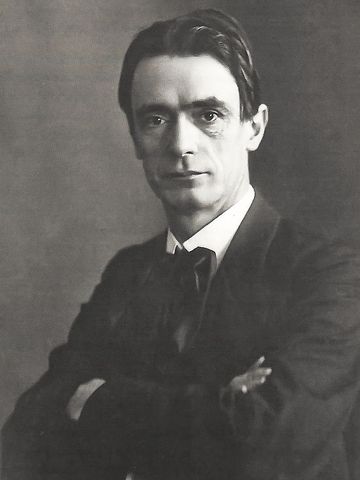 Altes Foto von Rudolf Steiner.