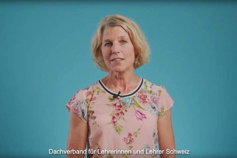 LCH-Präsidentin Dagmar Rösler spricht in die Kamera.