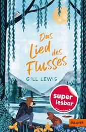 Ein Mädchen sitzt am Flussufer und fotografiert einen Biber. (Buchcover)