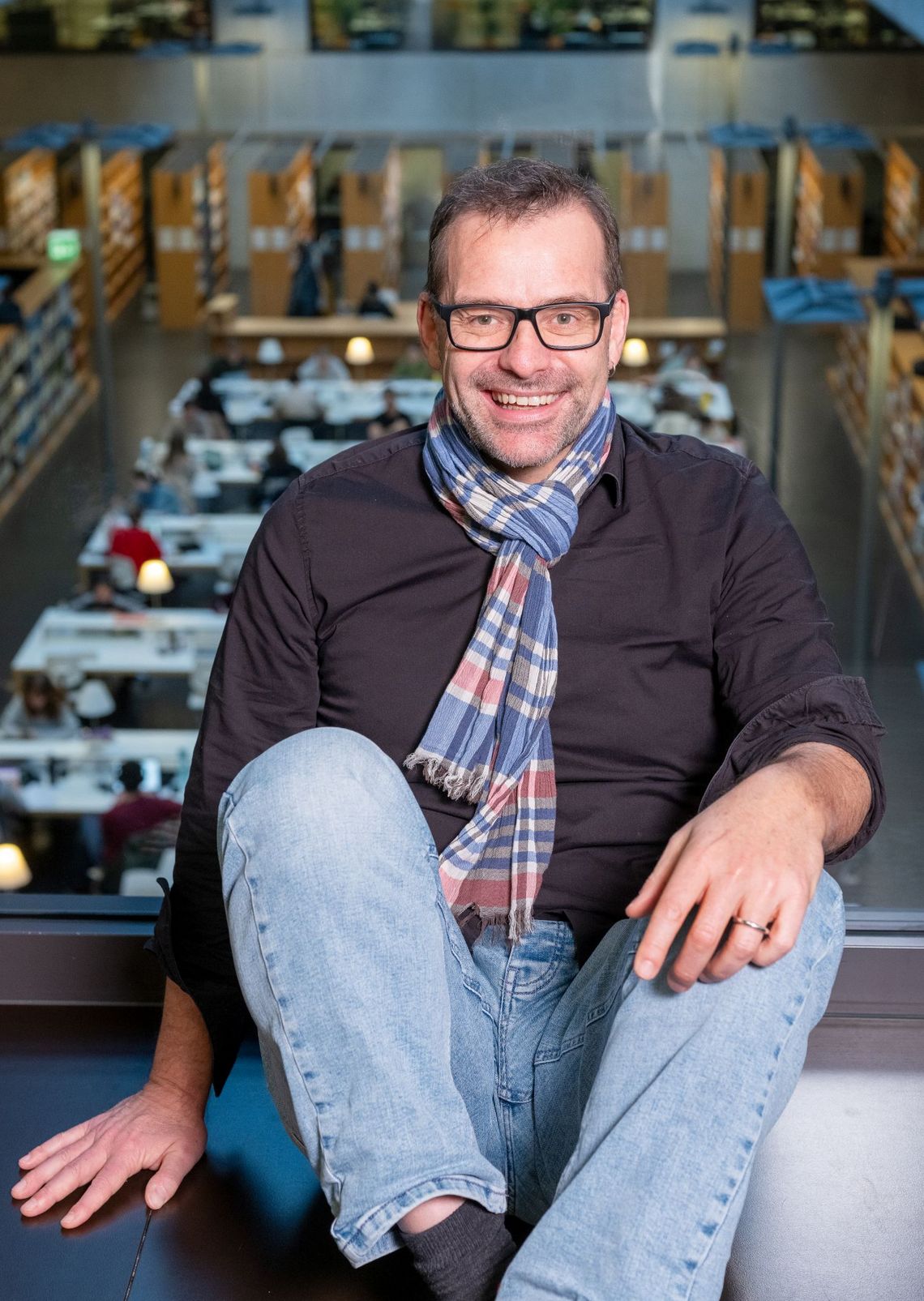 Marc Bühlmann posiert.