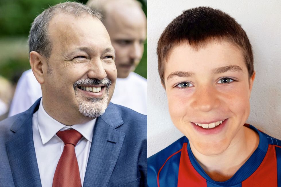 Porträtbilder von Thomas Schori (57 Jahre) und Lukas Ziegler (12 Jahre).