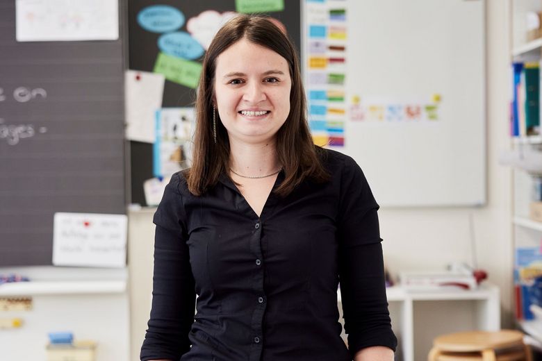 Porträtfoto der Lehrerin Michelle Bernasconi