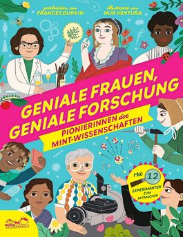 Das Buchcover zeigt acht Pionierinnen der Weltgeschichte.