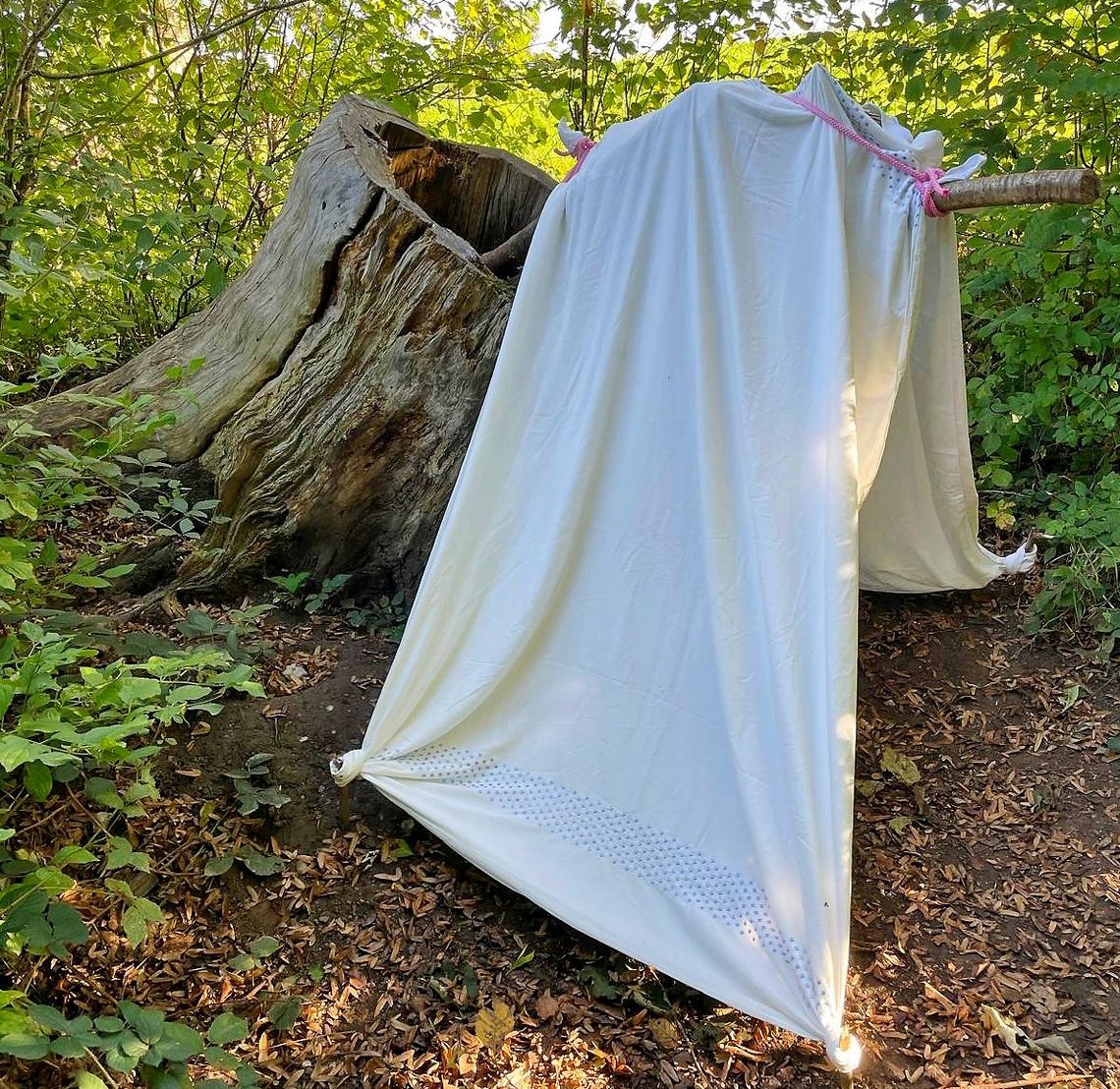 Selbstgemachtes Zelt