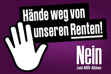 Logo des Referendums «Nein zum AHV-Abbau»