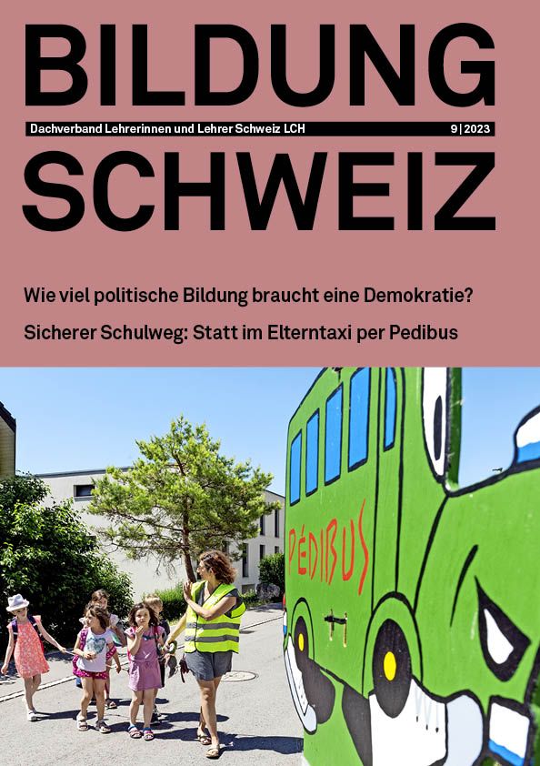 Titelblatt der neunten Ausgabe 2023 von BILDUNG SCHWEIZ.
