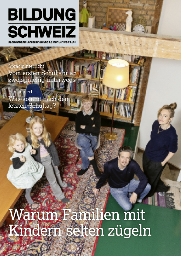 Cover von BILDUNG SCHWEIZ im Februar 2026